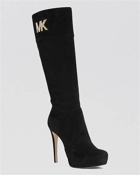 michael kors women boots size 10|Michael Kors thigh high boots.